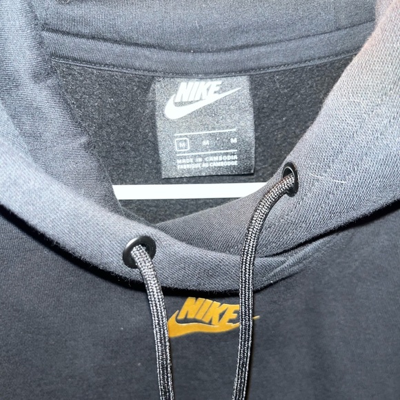 Black/Gold Nike Pullover Hoodie worn once - Picture 5 of 5